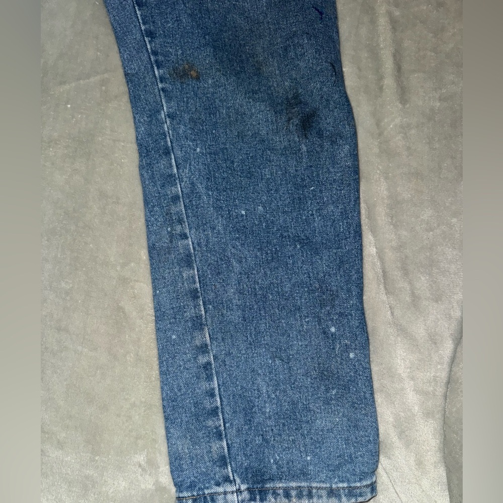 Wrangler Rugged Relaxed Fit Blue Jeans Work Jeans 36x32 - Picture 7 of 12
